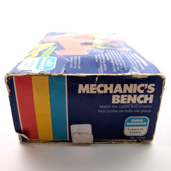 Vintage 1980 Gabriel Childs Mechanic's Bench Play Set Ages 3-6 Complete in Box - Picture 7 of 7